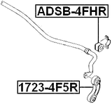 1723-4F5R - REAR STABILIZER LINK