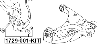 1729-001-KIT - REPAIR KIT, CAMBER ADJUSTING ECCENTRIC BOLT