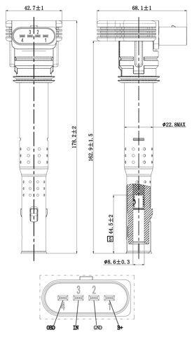 17640-001 - IGNITION COIL