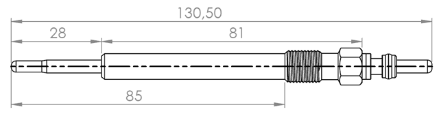 17642-002 - GLOW PLUG