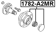 1782-A2MR - REAR WHEEL HUB