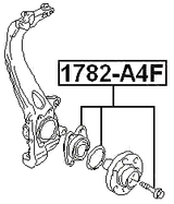 1782-A4F - FRONT WHEEL HUB KIT