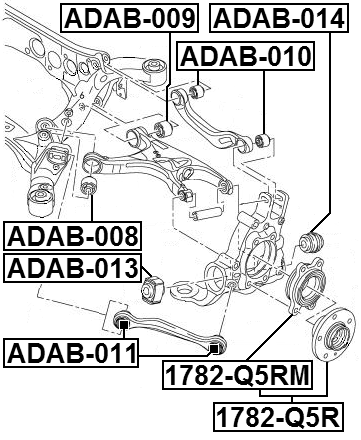 1782-Q5RM - REAR WHEEL HUB KIT