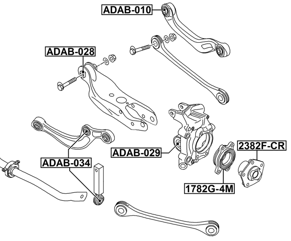 1782G-4M - WHEEL HUB