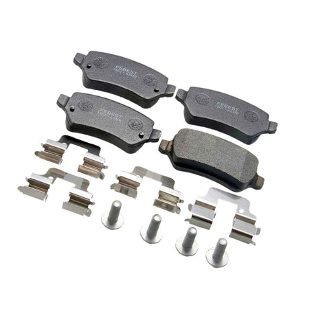 1801-ASHR - PAD KIT, DISC BRAKE, REAR - KIT (INCLUDING BOLTS, WITH ANTI-RATTLE SPRING) Braking System, Brake Pads