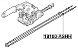 18100-ASHH - PARKING BRAKE CABLE (SET OF TWO)