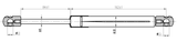 18117-005 - BOOT GAS STRUT L264/470N