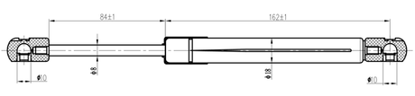 18117-005 - BOOT GAS STRUT L264/470N