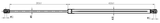18117-007 - BONNET GAS STRUT L721/180N