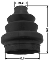 1815-ASH - BOOT INNER CV JOINT KIT 65.5X103X25.2