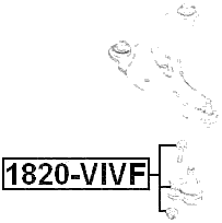 1820-VIVF - BALL JOINT FRONT LOWER ARM