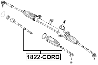 1822-CORD - STEERING TIE ROD