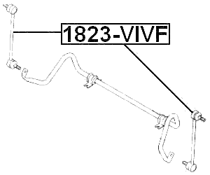 1823-VIVF - FRONT STABILIZER LINK / SWAY BAR LINK