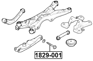 1829-001 - CAMBER ADJUSTING ECCENTRIC BOLT