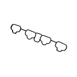 18402-002 - INTAKE MANIFOLD GASKET Rubber Parts, Sealing Rings