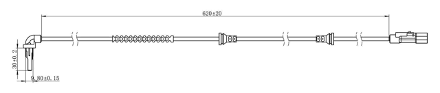 18606-004 - ABS SENSOR FRONT
