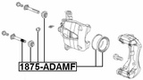 1875-ADAMF - FRONT BRAKE CALIPER REPAIR KIT (SET FOR ONE SIDE)