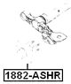 1882-ASHR - REAR WHEEL HUB
