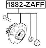 1882-ZAFF - FRONT WHEEL HUB