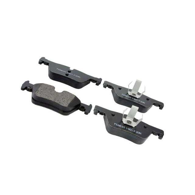 1901-F20R - PAD KIT, DISC BRAKE, REAR (WITH ANTI-RATTLE SPRING) Braking System, Brake Pads