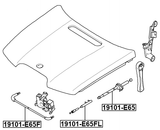 19101-E65F - CABLE ASSEMBLY HOOD LOCK CONTROL