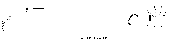19110-002RL - SHOCK ABSORBER REAR LEFT GAS.TWIN TUBE