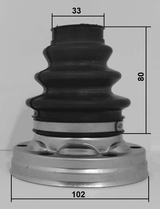 1915-E82R - BOOT INNER CV JOINT REAR KIT 102X80X33