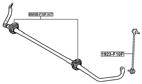 1923-F10F - FRONT STABILIZER LINK / SWAY BAR LINK