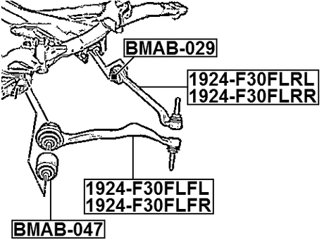 1924-F30FLFR - RIGHT LOWER FRONT ARM