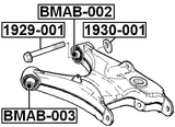 1929-001 - CAMBER ADJUSTING ECCENTRIC BOLT