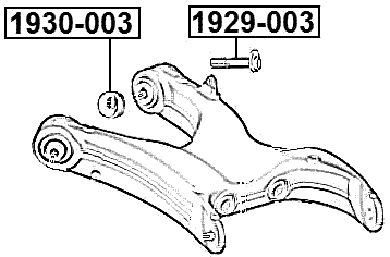 1929-003 - CAMBER ADJUSTING ECCENTRIC BOLT