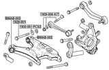 1929-008-KIT - REPAIR KIT, CAMBER ADJUSTING ECCENTRIC BOLT