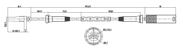 19606-003 - ABS SENSOR FRONT