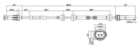 19606-004 - ABS SENSOR FRONT