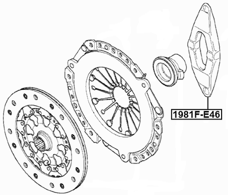 1981F-E46 - CLUTCH RELEASE FORK