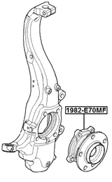 1982-E70MF - FRONT WHEEL HUB