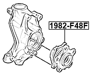 1982-F48F - FRONT WHEEL HUB