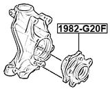 1982-G20F - FRONT WHEEL HUB