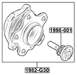 1982-G30 - WHEEL HUB (INCLUDING FITTING KIT)