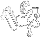 1988-F80 - PULLEY IDLER KIT