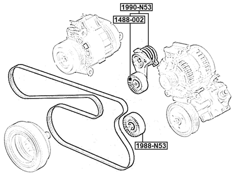 1988-N53 - PULLEY IDLER