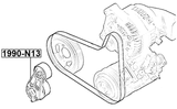 1990-N13 - BELT TENSIONER