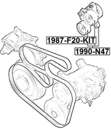 1990-N47 - BELT TENSIONER