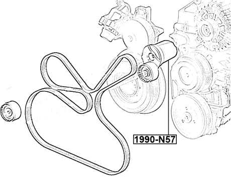 1990-N57 - BELT TENSIONER