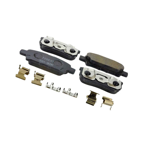 2001-SEBR - PAD KIT, DISC BRAKE, REAR - KIT (WITH ANTI-RATTLE SPRING) Braking System, Brake Pads