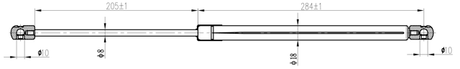 20117-002 - BOOT GAS STRUT L507/585N