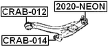 2020-NEON - BALL JOINT FRONT LOWER ARM