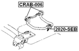 2020-SEB - BALL JOINT FRONT UPPER ARM