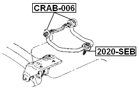 2020-SEB - BALL JOINT FRONT UPPER ARM