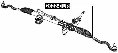 2022-DUR - STEERING TIE ROD